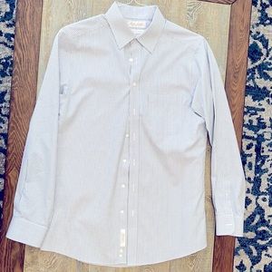 Gold Label Button Up Dress Shirt. 16 Neck 34 Sleeve Slim Fit